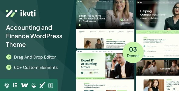 Ikvti – Accounting and Finance WordPress Theme