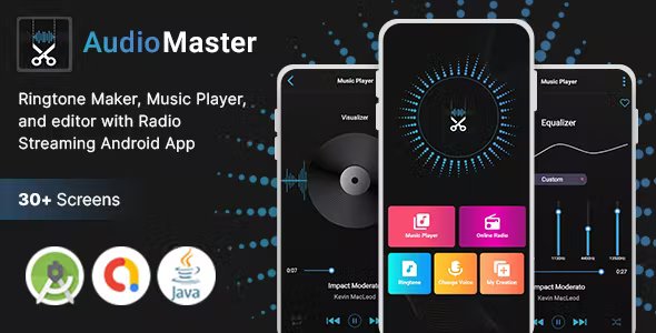 Audio Master - Ringtone Maker, Music Player & Editor with Radio Streaming Android App