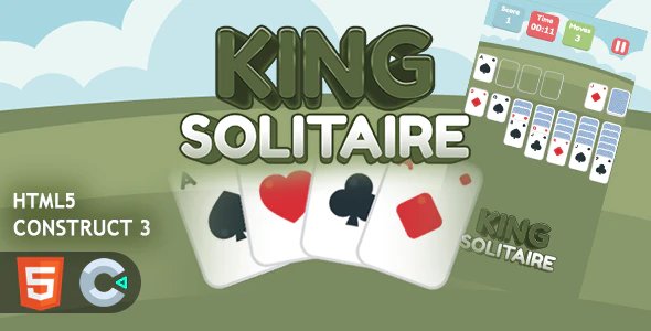 King Solitaire HTML5 Construct 3 Game