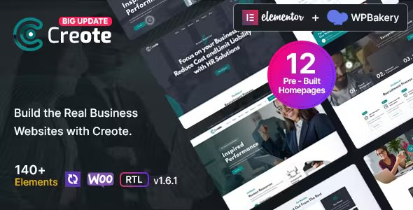 Creote - Consulting Business WordPress Theme
