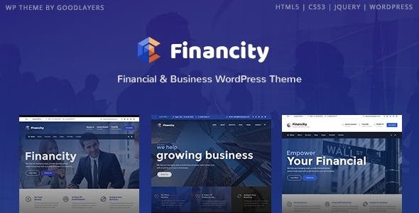 Financity - Business / Financial / Finance WordPress