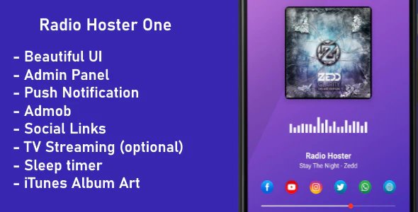 Radio Hoster One With Admin Panel