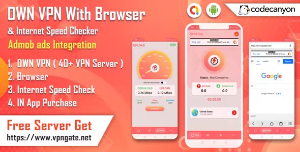 OWN VPN - Pro VPN - Free VPN Unlimited Proxy with Private Browser & Internet speed test (Android 12)