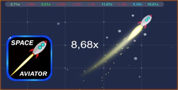 Space Aviator Casino Game HTML5