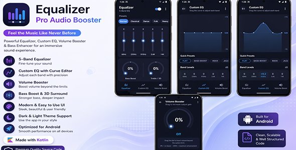 Bluetooth Booster EQ - Audio Equalizer & Volume Enhancer App + AdMob