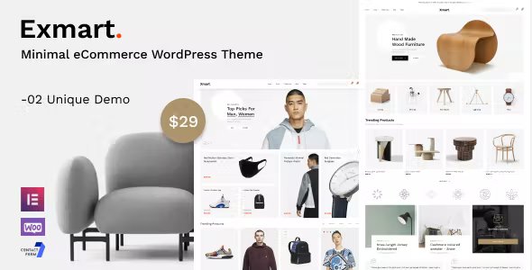 Exmart - Minimal eCommerce WordPress Theme