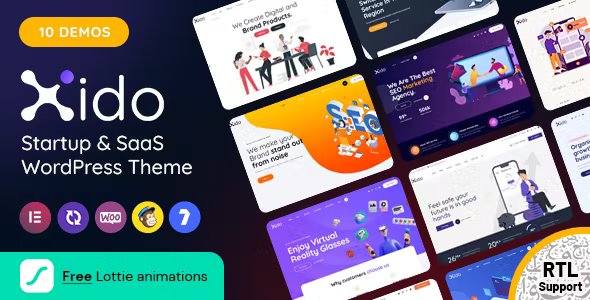 Xido - Startup and SaaS WordPress theme
