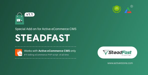 Active eCommerce CMS | SteadFast Courier Add-on