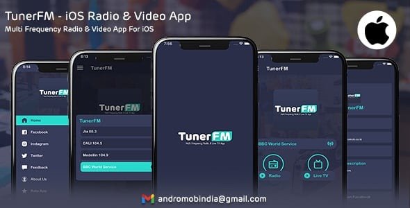 TunerFM - iOS Radio & Live TV App (Multi Frequency)