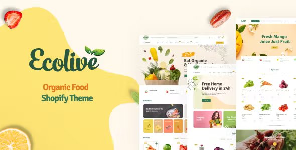 Ap Ecolive - Organic & Food Theme