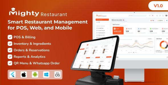 Mighty Restaurant - Restaurant Management System
