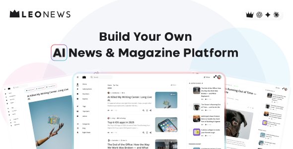 LeoNews - AI News, Viral Magazine & Newspaper KingMedia Theme