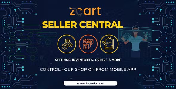 Seller Central App for zCart Marketplace - Flutter