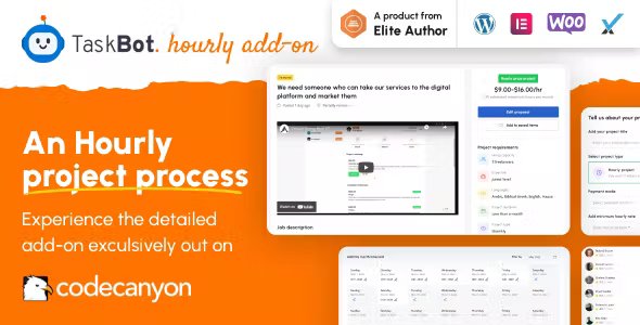 Taskbot addon - An Hourly Project Posting Extension