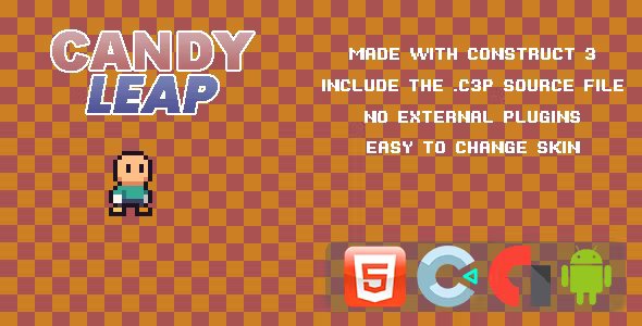 Candy Leap - Template for Construct 3