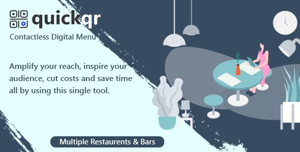 Digital QR Code Restaurant Menu Maker & Contactless Ordering System - SaaS - QuickQR Laravel CMS