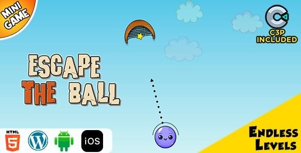 Escape The Ball HTML5 Construct 3 Game