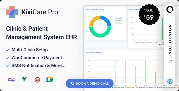KiviCare(TM) Pro - Clinic and Patient Management System EHR (Add-on)
