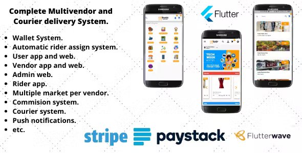Complete Multivendor And Courier Delivery System