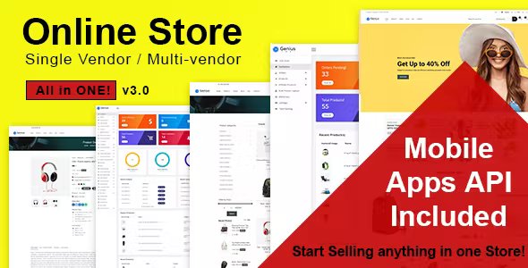 Online Store - All in One Multi vendor Laravel eCommerce Platform