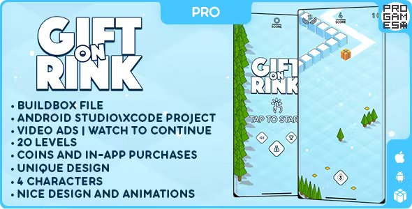 Gift on Rink (PRO) - BUILDBOX CLASSIC - IOS - Android - Reward video