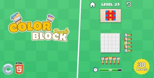 Color Block Puzzle - HTML Game
