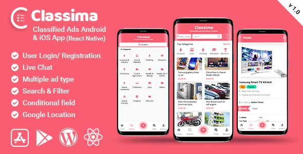 Classima - Classified ads Android &amp; iOS App