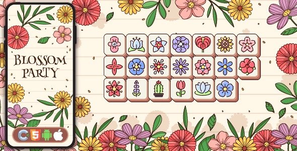 Blossom Party - HTML5 game, Construct 3