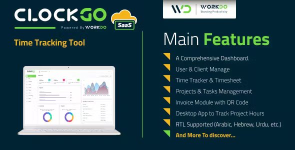ClockGo SaaS - Time Tracking Tool
