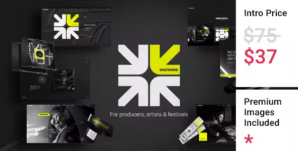Rawtracks - Music & DJ Theme