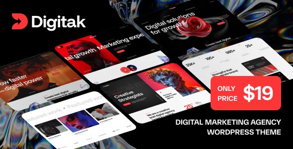 Digitak - Digital Marketing Agency WordPress Theme