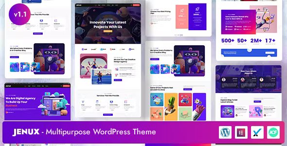 Jenux - Responsive Multipurpose Elementor WordPress Theme