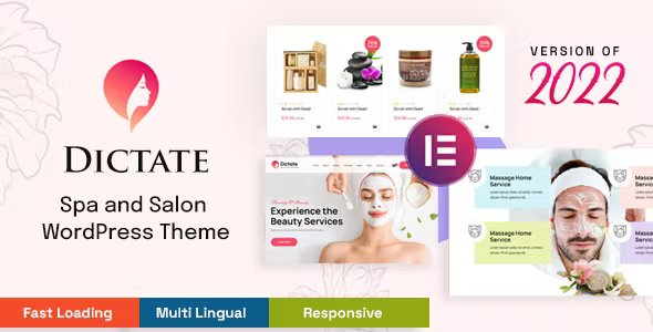 Get Appointments with Dictate - Responsive Spa and Salon Theme