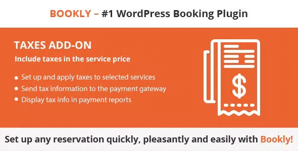 Bookly Taxes (Add-on)