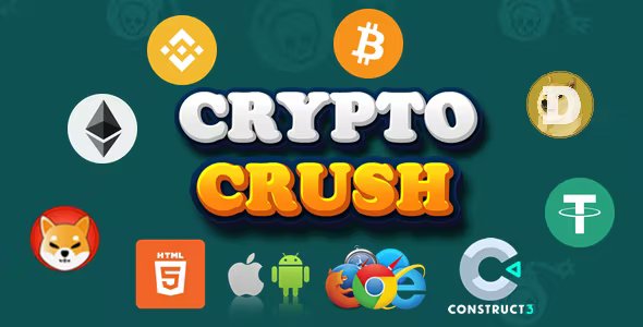 Crypto Crush - Crypto Game - HTML5/Mobile (C3p)