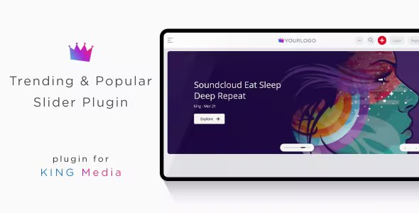 Slider - Plugin for KingMedia