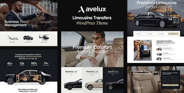 Avelux - Limousine Transfers & Car Dealer WordPress Theme