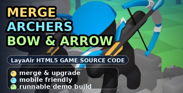 HTML5 Game :[Merge Archers Bow and Arrow]