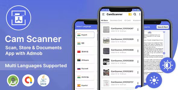Cam Scanner - Scan, Store & Documents App with Admob