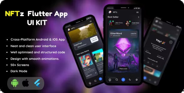 NFT Flutter App UI Kit