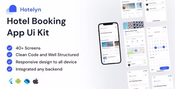 Hotelyn - Flutter Hotel Booking App Ui Kit