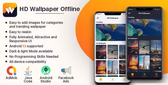 HD Wallpaper Pro Offline (with fully Animated UI)