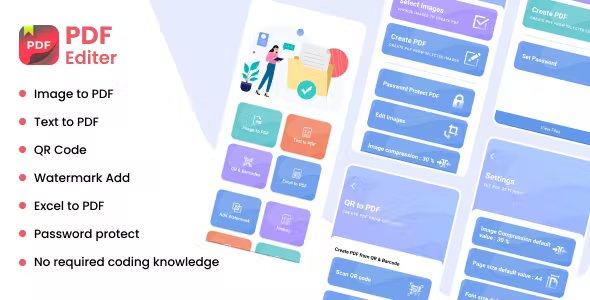 All in one PDF Converter & PDF Editor for Android - Admob Ads