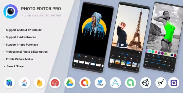 Photo Editor Lab - Profile Maker & Change Bg Effect - 7 Ad Networks