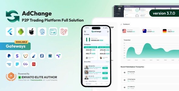 adChange - P2P Trading Platform Full Solution