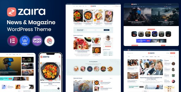 Zaira - Newspaper & Magazine WordPress Theme