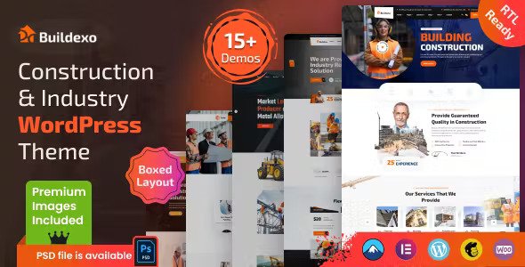 Blxo - Construction WordPress Theme