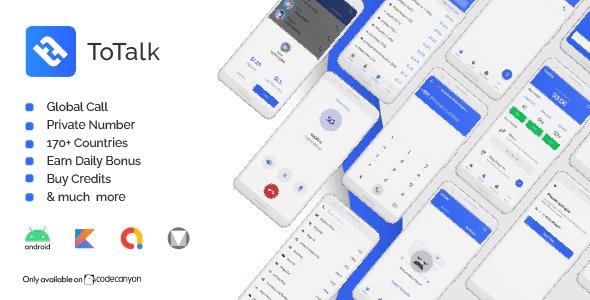 ToTal - World wide free calling android app with web panel