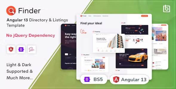 Finder - Angular 16 Directory & Listings Template