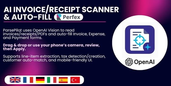 ParsePilot - Lightning OCR & Auto-Fill Toolkit for Perfex CRM